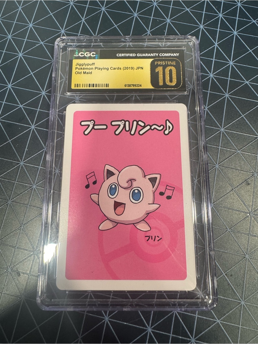 CGC Pristine 10 Jigglypuff Old Maid Pokemon Playing Cards Japanese 2019